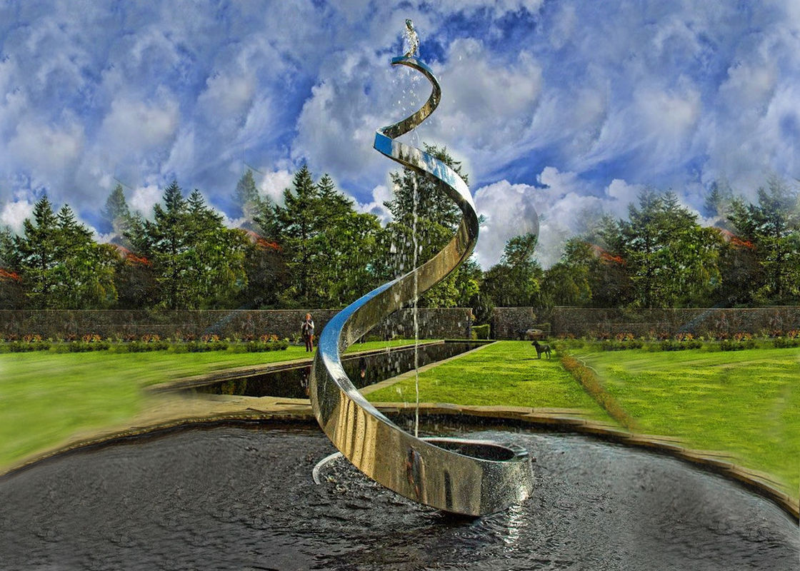 Spiral fountain