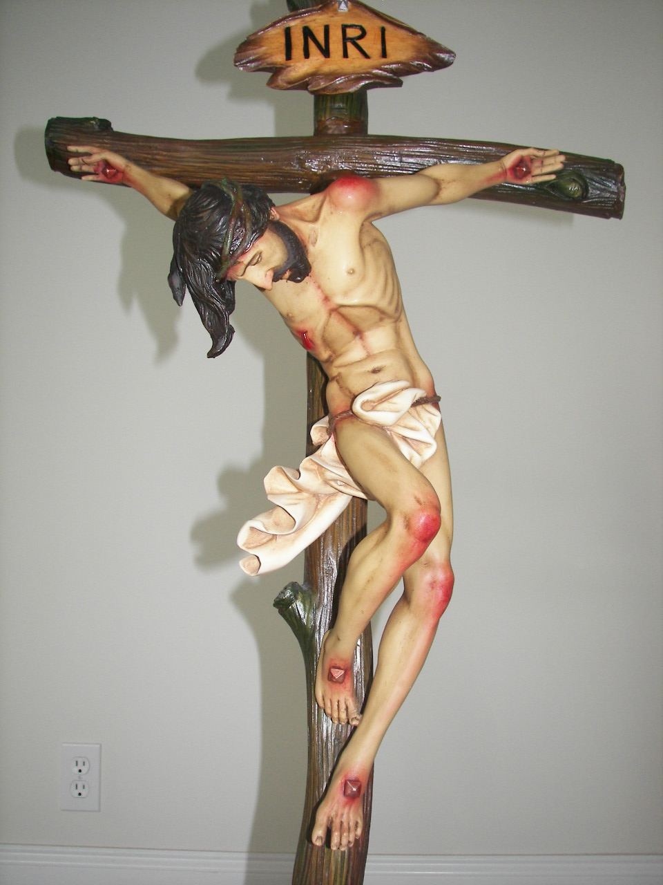 Crucifix 44″ (Fallen) with base
