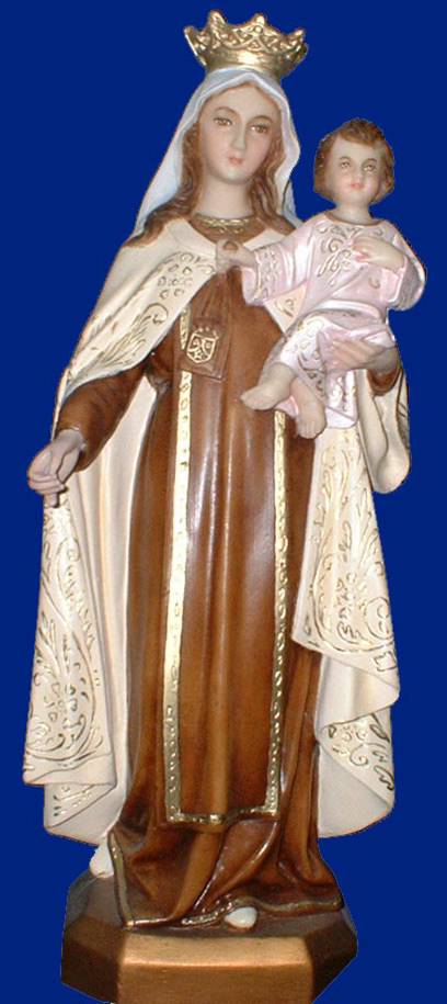 Mt. Carmel Virgin Mary Statue 15″