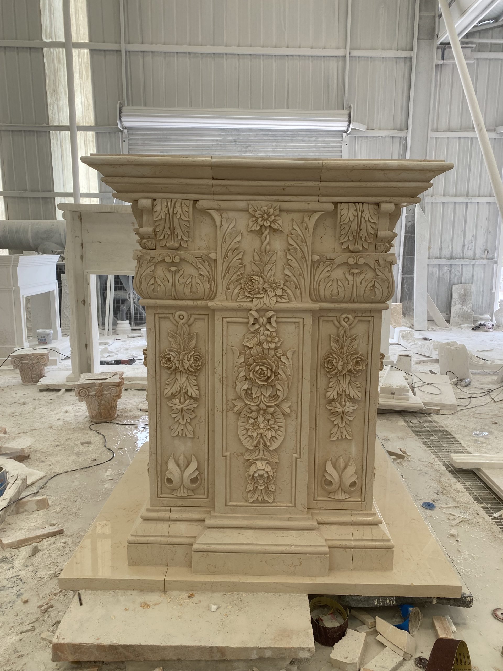 Exquisite Bronze Fireplace Sculpture