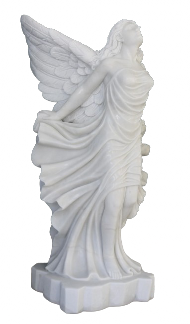 Divine Grace: The Serene Madonna Sculpture