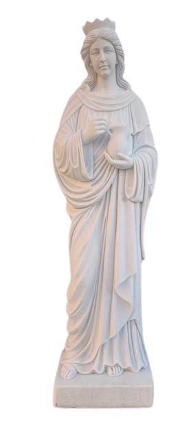 Serene Guardian Angel Sculpture