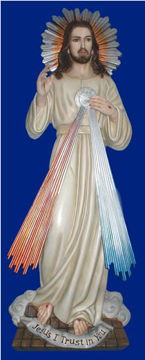 Jesus of Mercy 41″ plaque