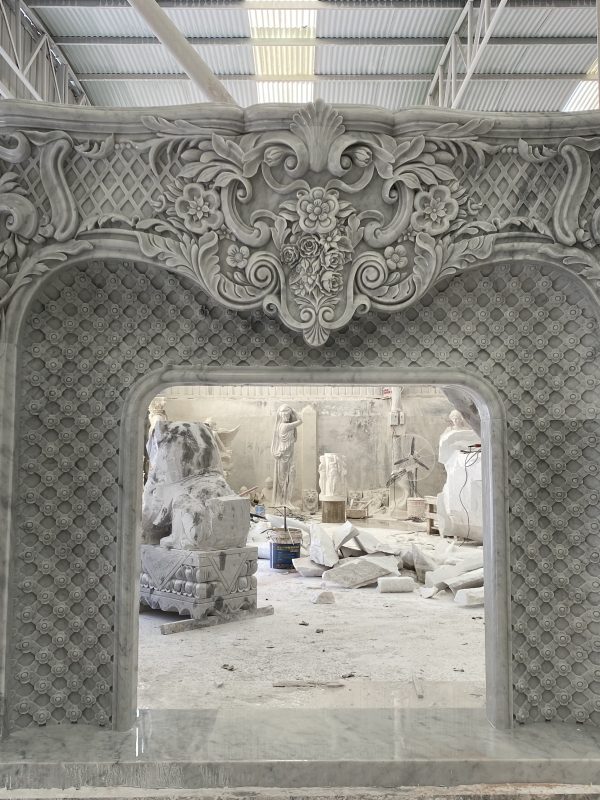 Ethereal Elegance Fireplace Sculpture