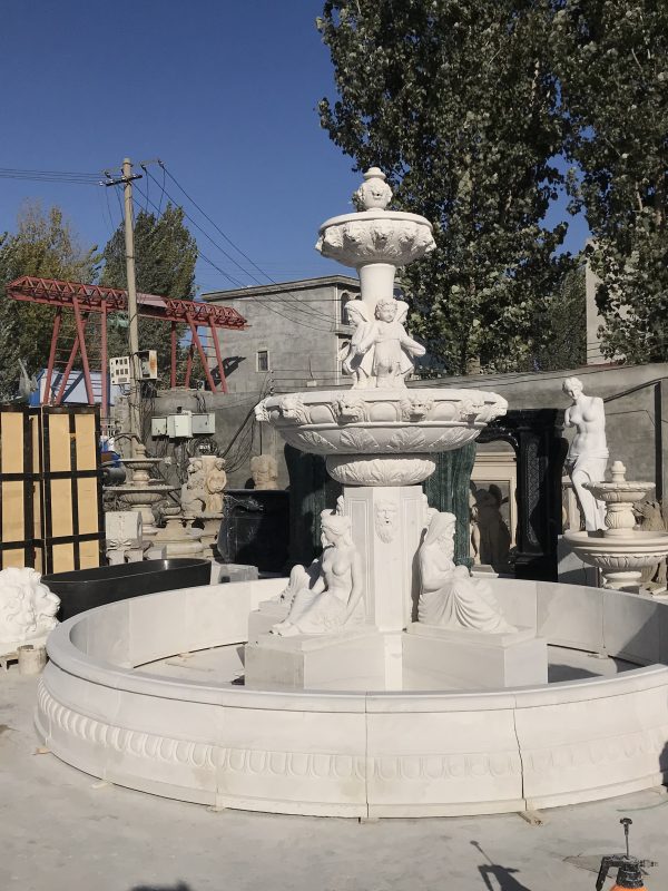 Elegance in Flow: Unnamed Fountains Sculpture