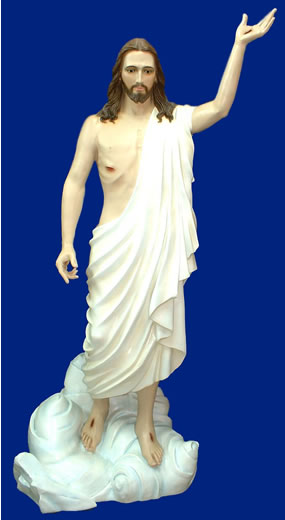 Risen Christ 76″ on base