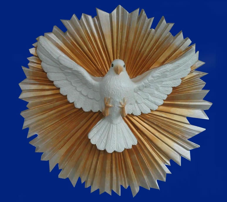 Holy Spirit plaque 18″