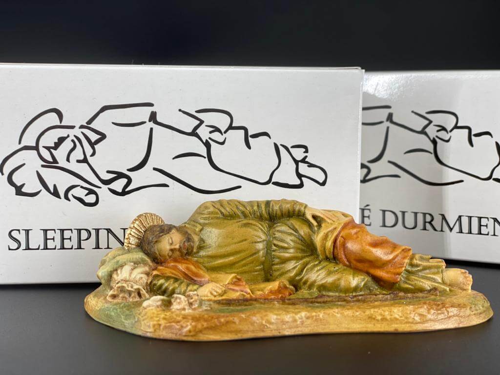St. Joseph Sleeping 5″ Hand-Painted Statue