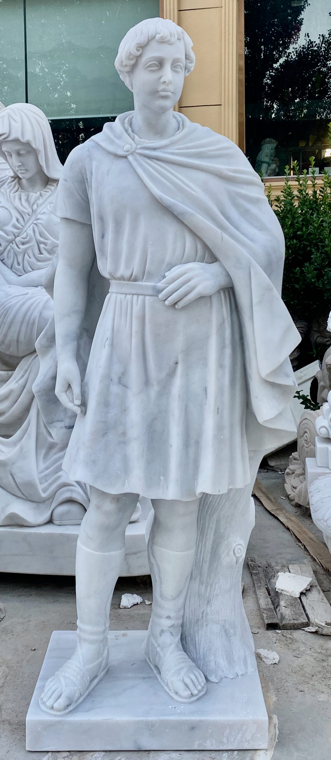 Adeodatus Marble Memorial Sculpture