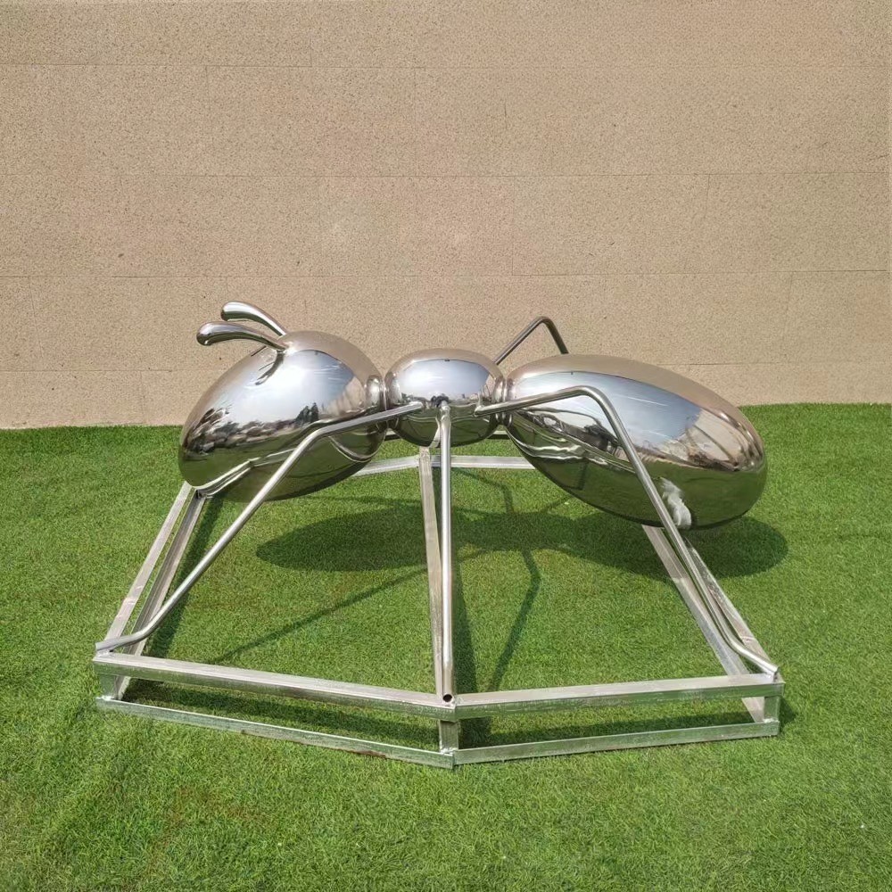 Elegant Bronze Ant Sculpture