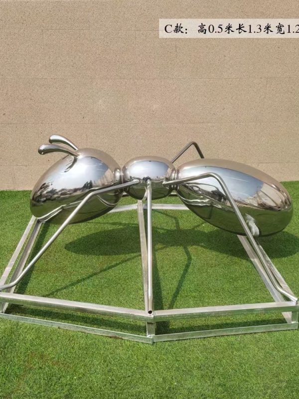 Elegant Bronze Ant Sculpture