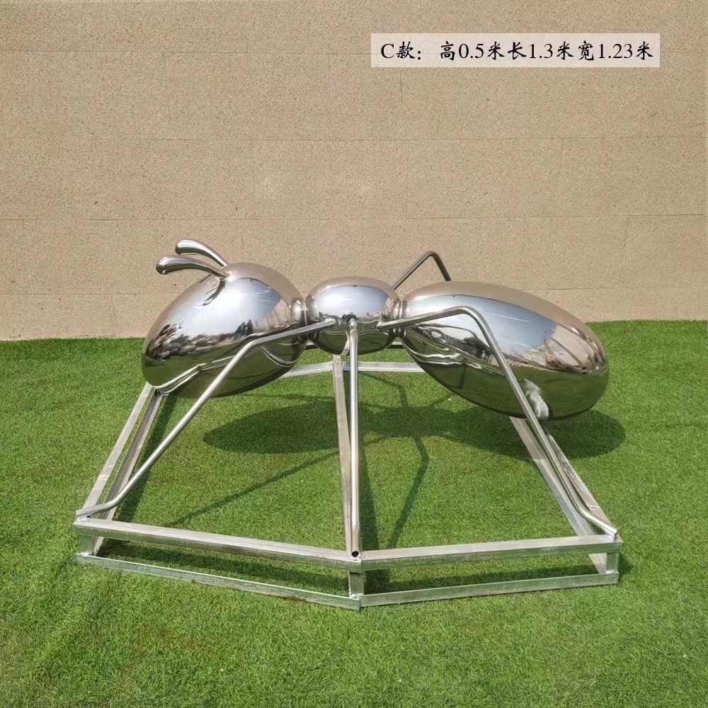 Elegant Bronze Ant Sculpture