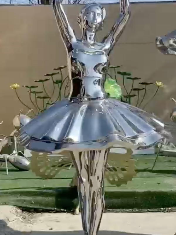 Ethereal Ballerina Abstract Sculpture