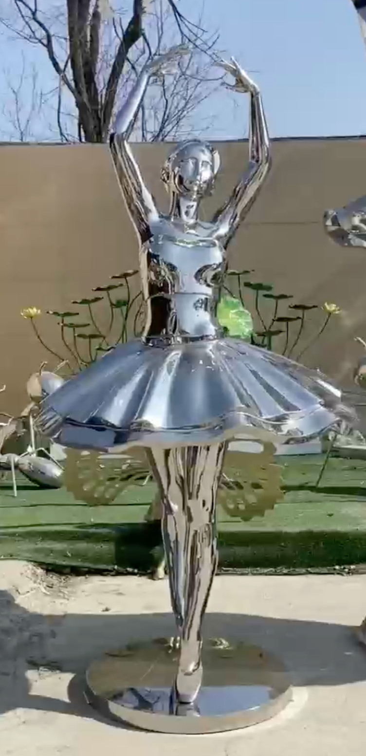 Ethereal Ballerina Abstract Sculpture