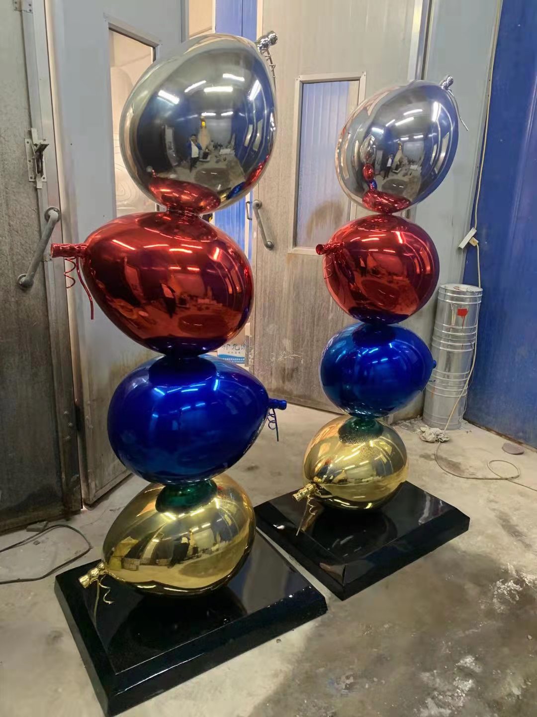 Floating Balloons: A Whimsical Bronze Sculpture