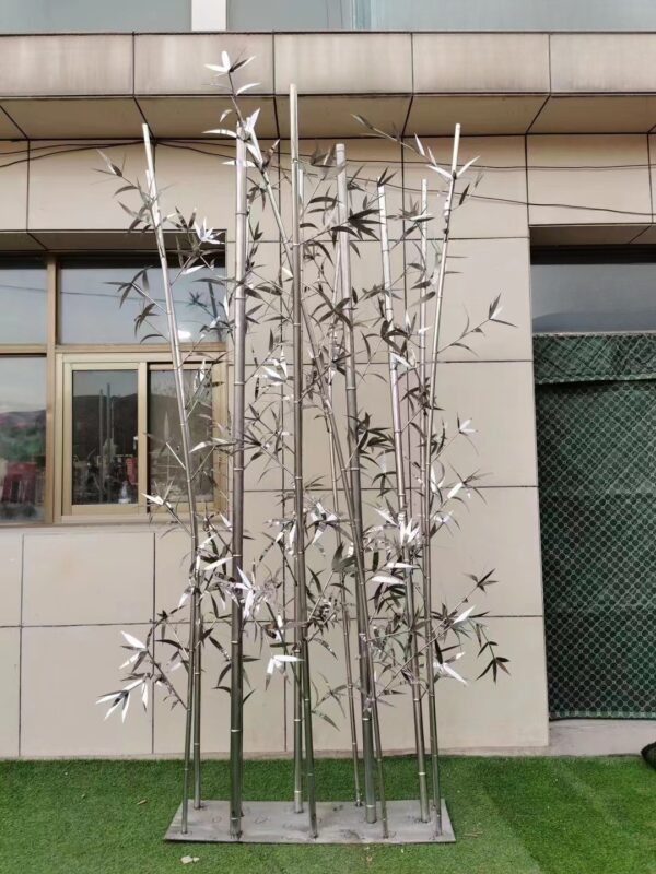 Bamboo Elegance: A Decorative Sculpture