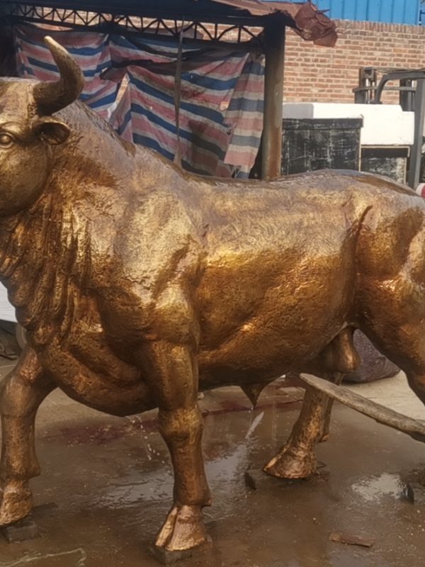 Majestic Bull Bronze Sculpture