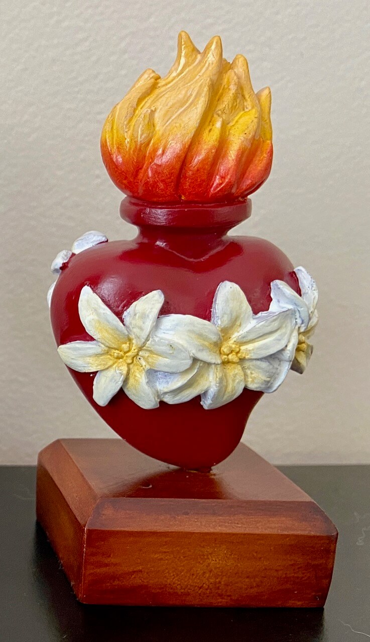 Chaste Heart of St. Joseph 4.5″ on Base