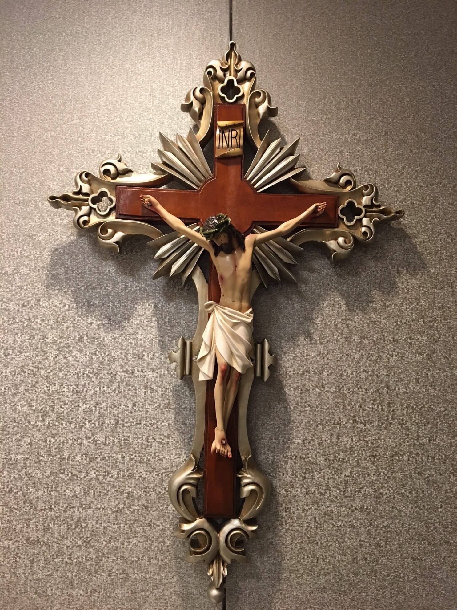 Crucifix 45″ Fancy Cross