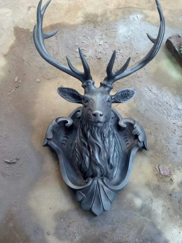 Majestic Deer Bust Sculpture