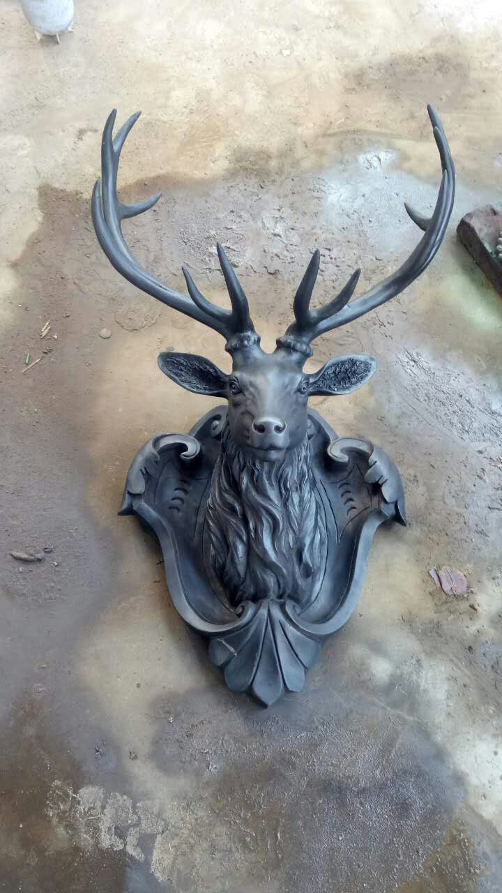 Majestic Deer Bust Sculpture