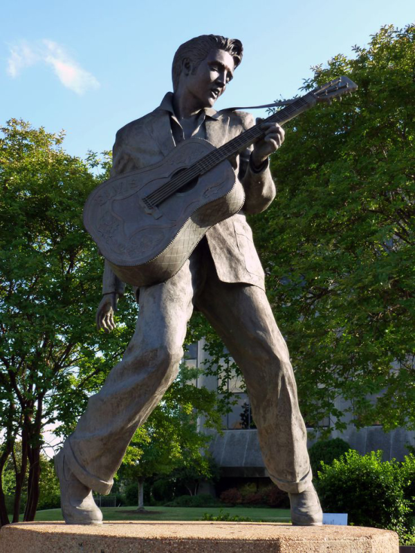Elvis Tribute Memorial Sculpture