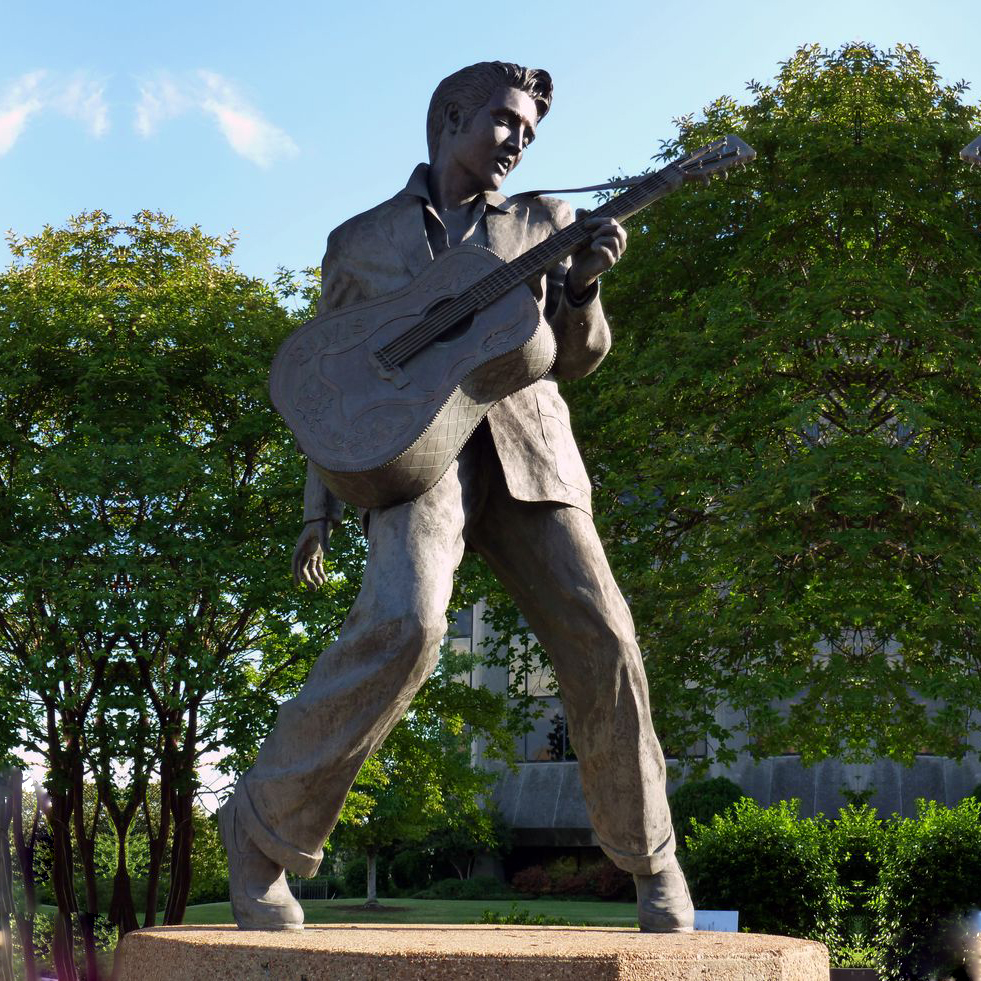 Elvis Tribute Memorial Sculpture