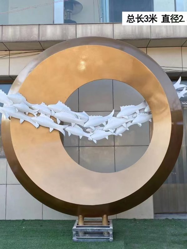 Fish Circle 2: A Dance of Fluid Motion