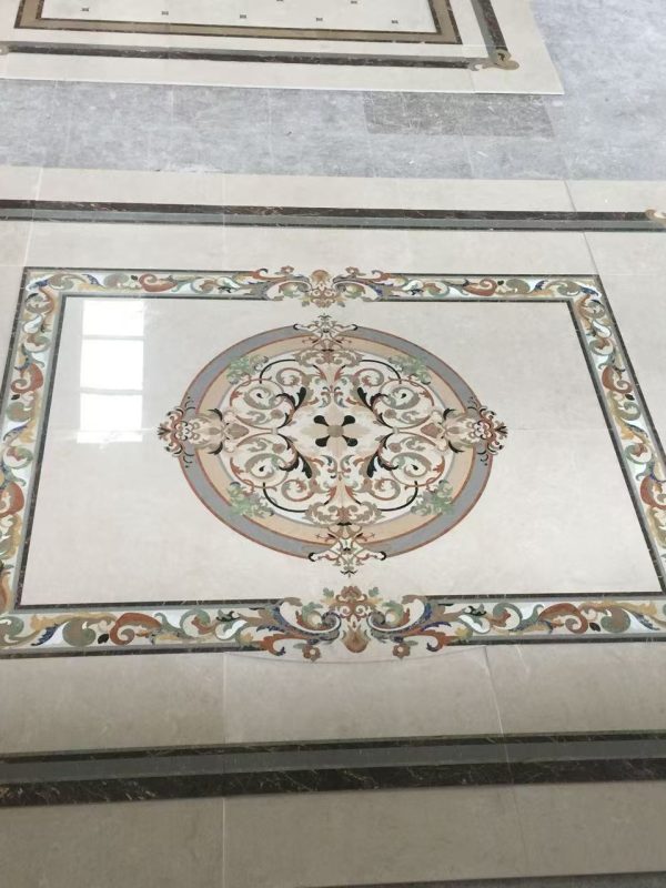 Exquisite Floor Mosaic: Timeless Elegance