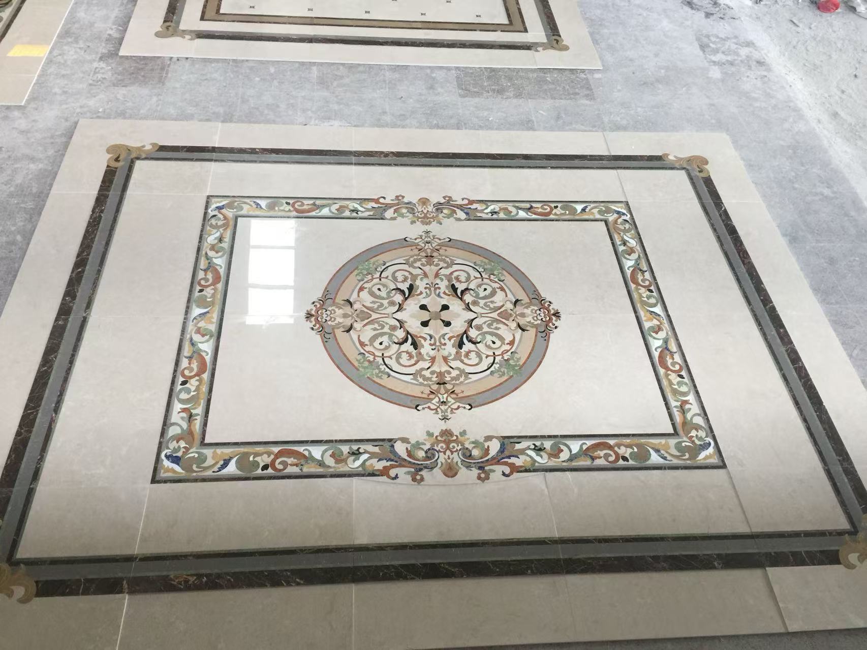 Exquisite Floor Mosaic: Timeless Elegance