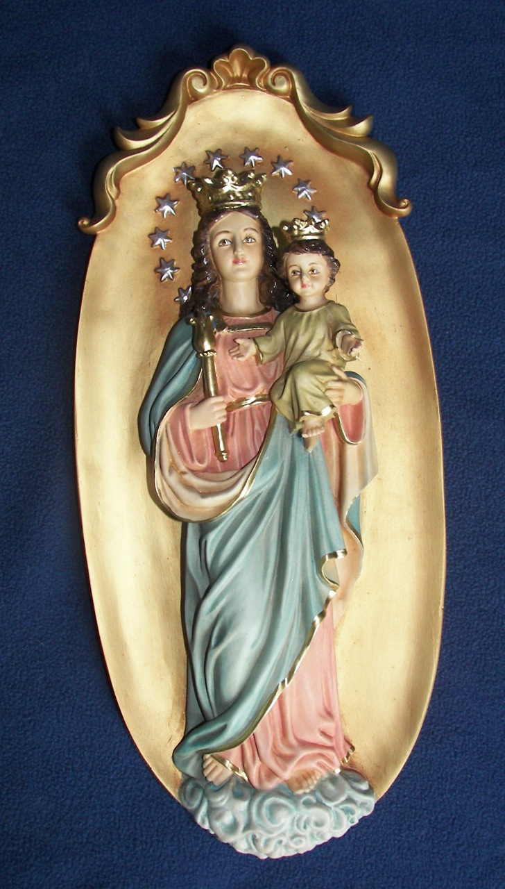 Help of Christians 14″ plaque