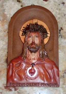 Holy Face plaque 7″