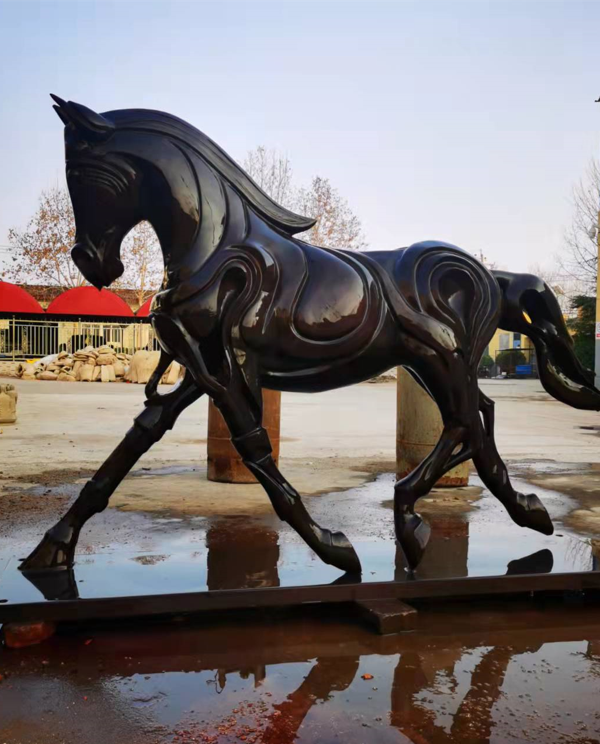 Majestic Bronze Horse Sculpture