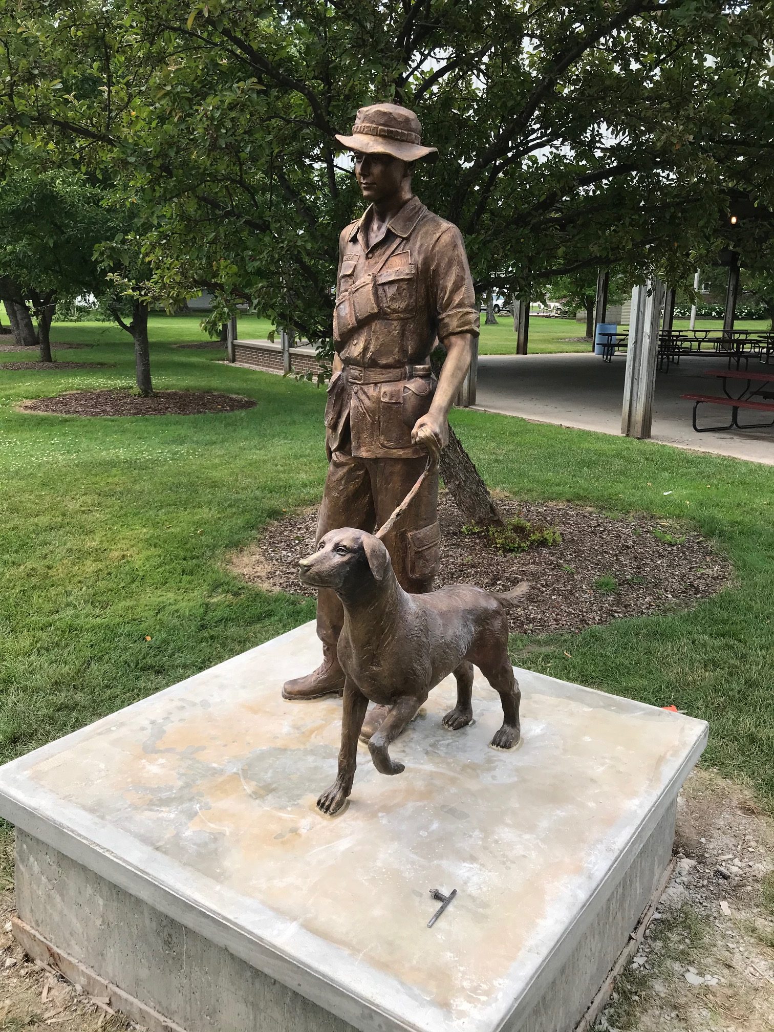 Timeless Memorial Figure in Bronze
