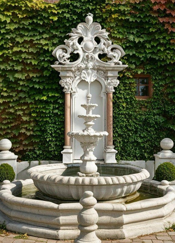 Elegance in Flow: Timeless Fountain Sculpture