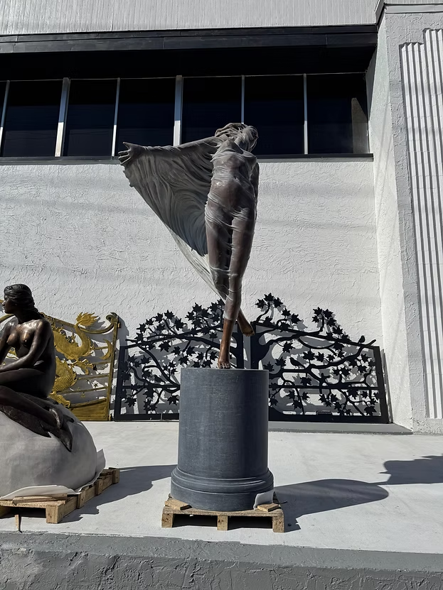 Graceful Lady Dancing Sculpture