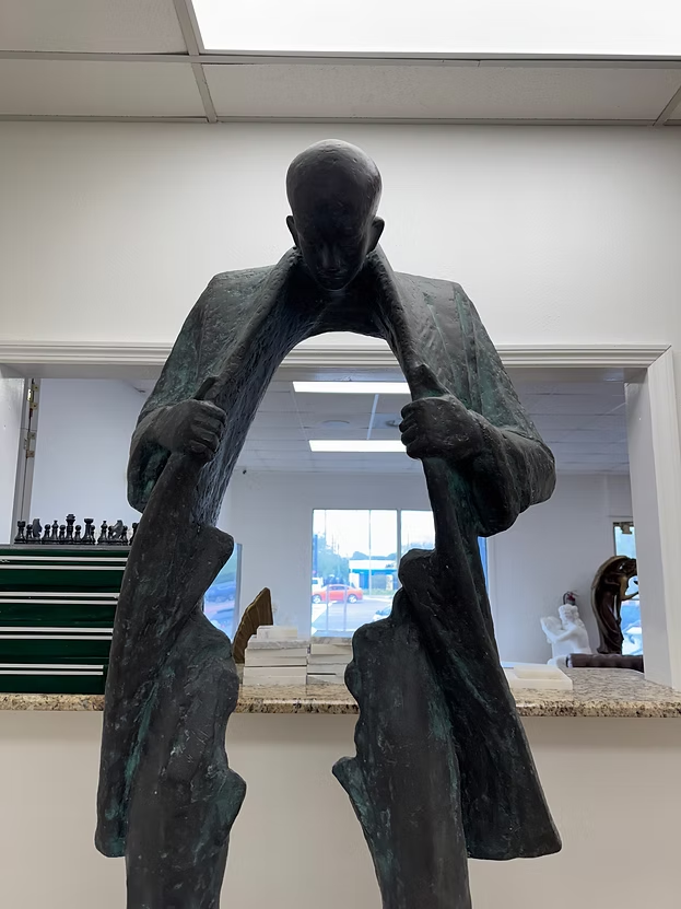 Man Open 2: Embracing Humanity in Sculpture