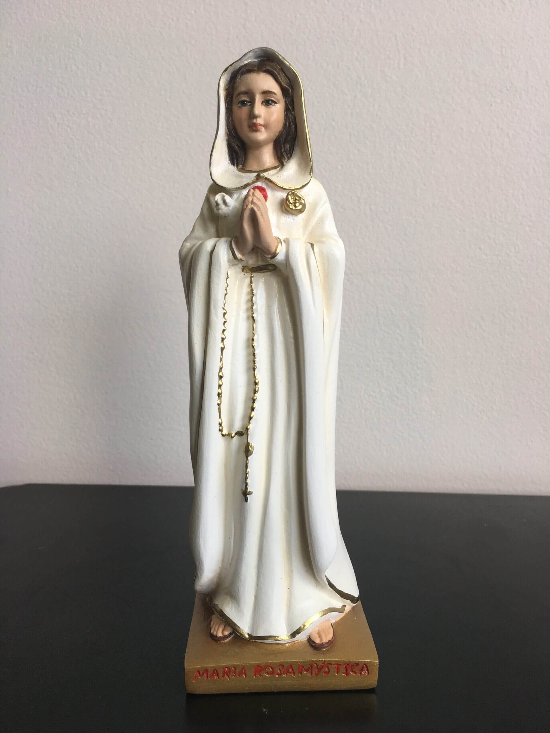 Rosa Mystica 8″ Virgin Mary Sculpture