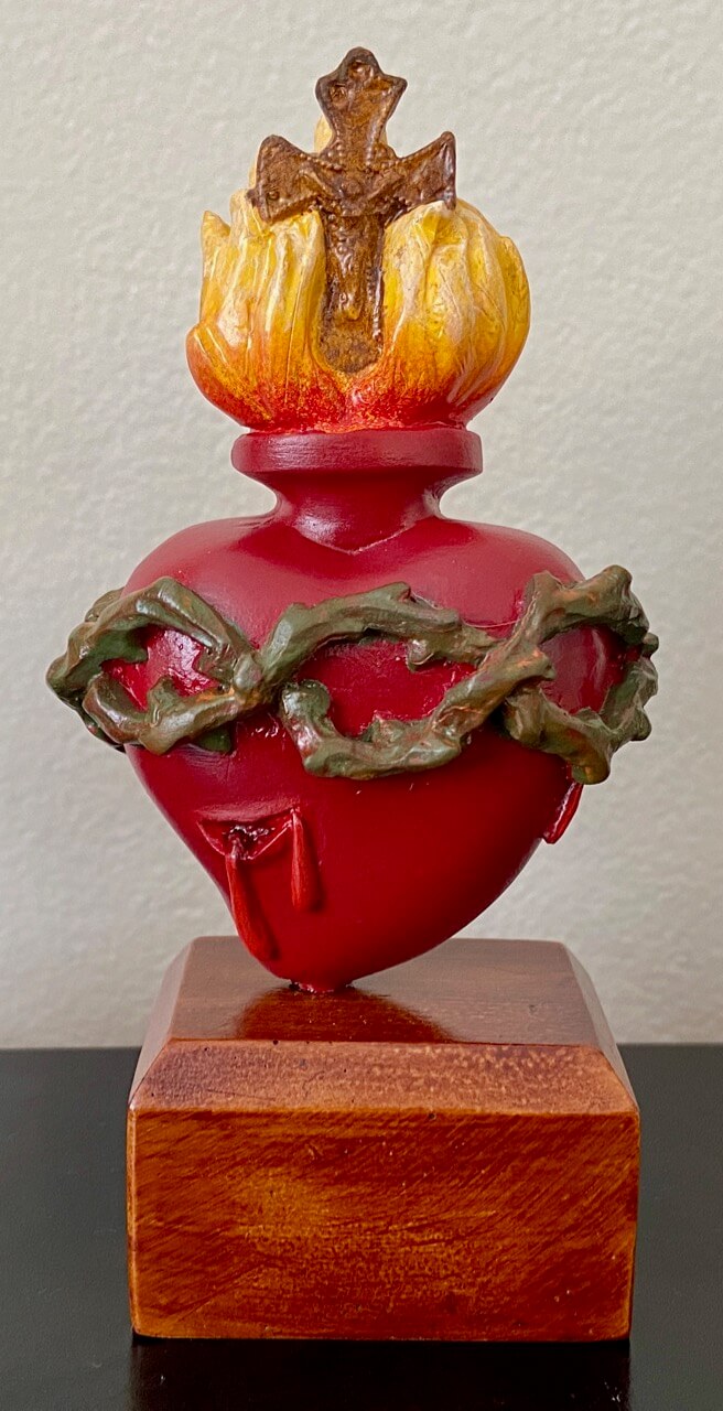 Sacred Heart 5″ on Base