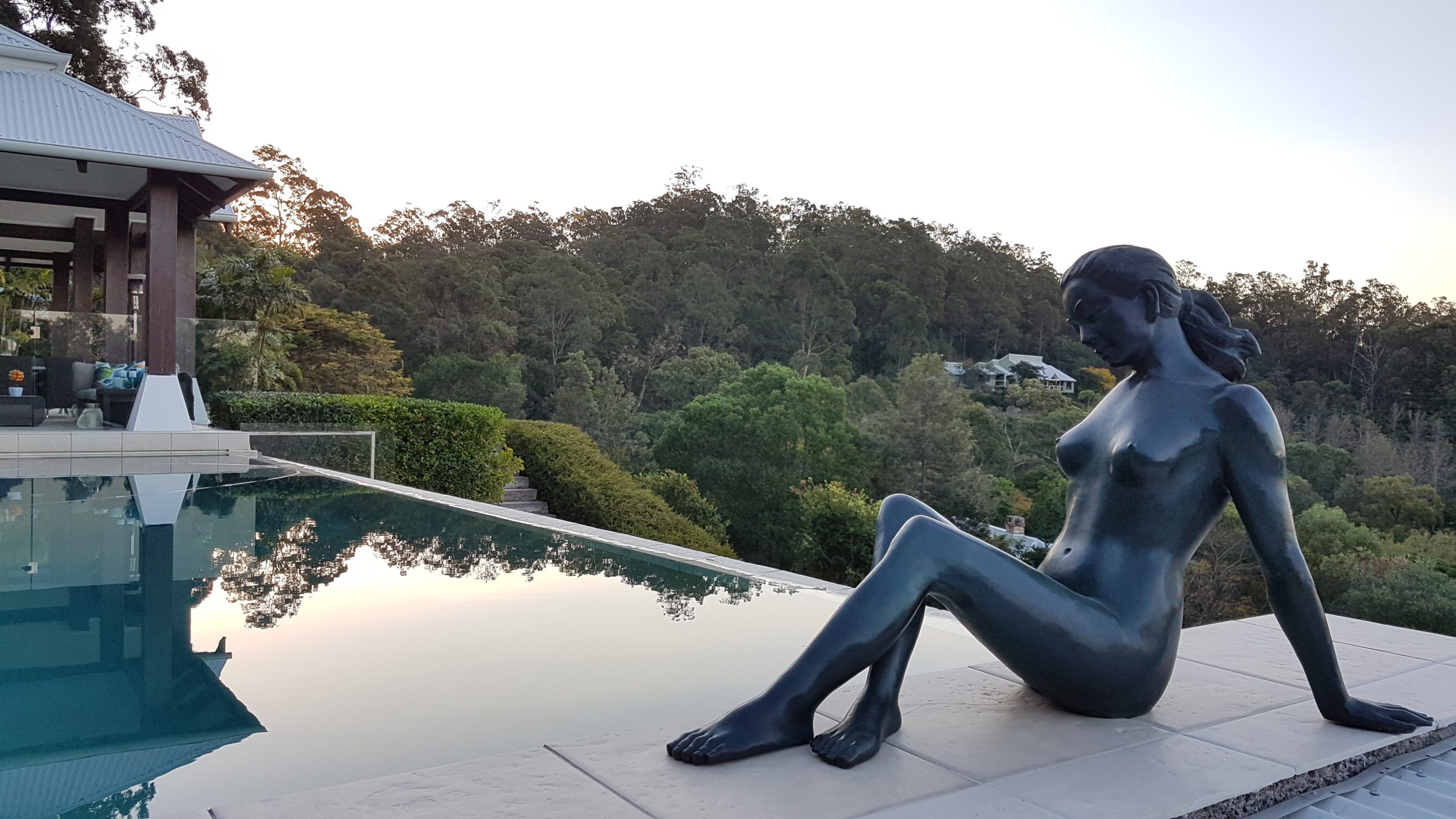 Sitting Nude: A Timeless Human Figure Sculpture