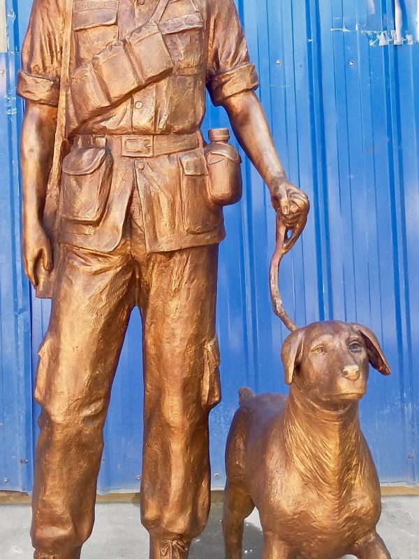 Soldier’s Tribute: Final Salute Sculpture