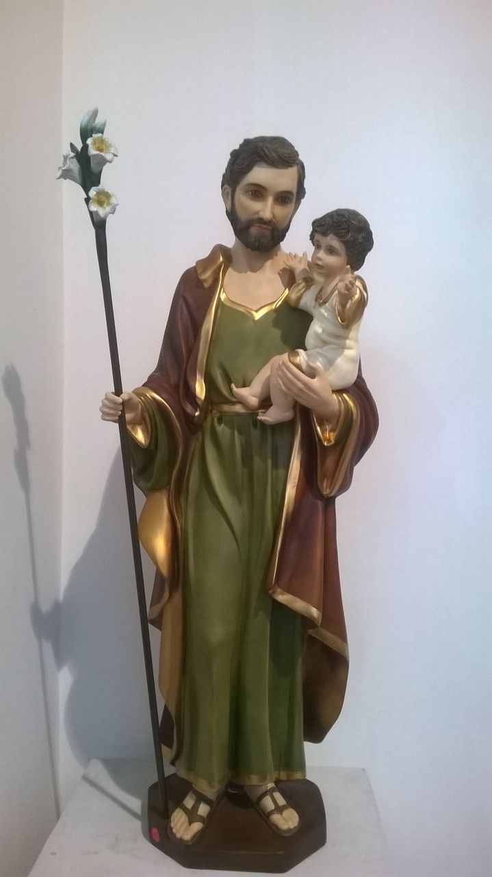 St. Joseph 33″ with Baby Jesus