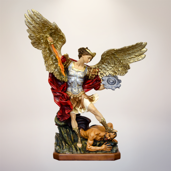 St. Michael Archangel 28″ with Devil