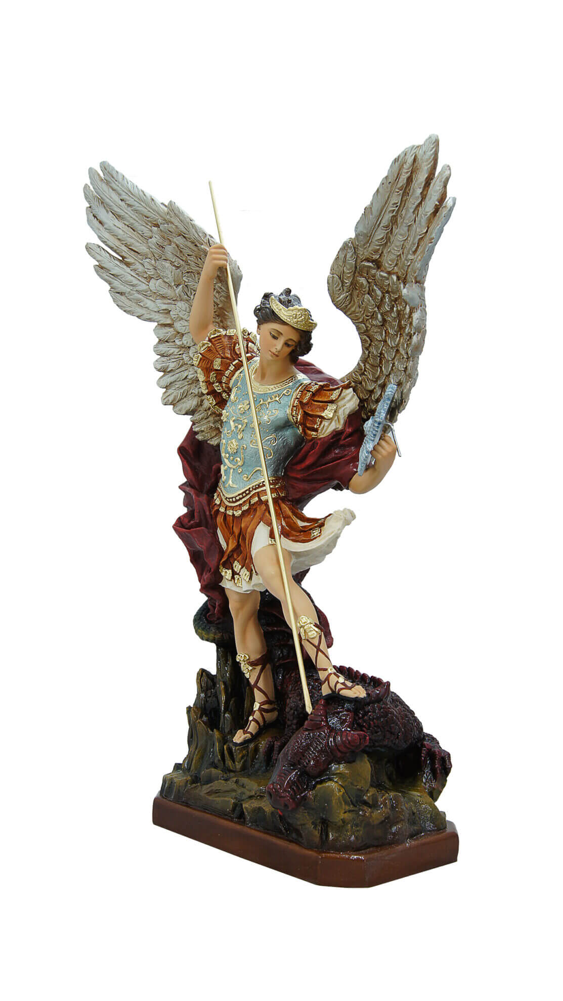 St. Michael Archangel 28″ with dragon