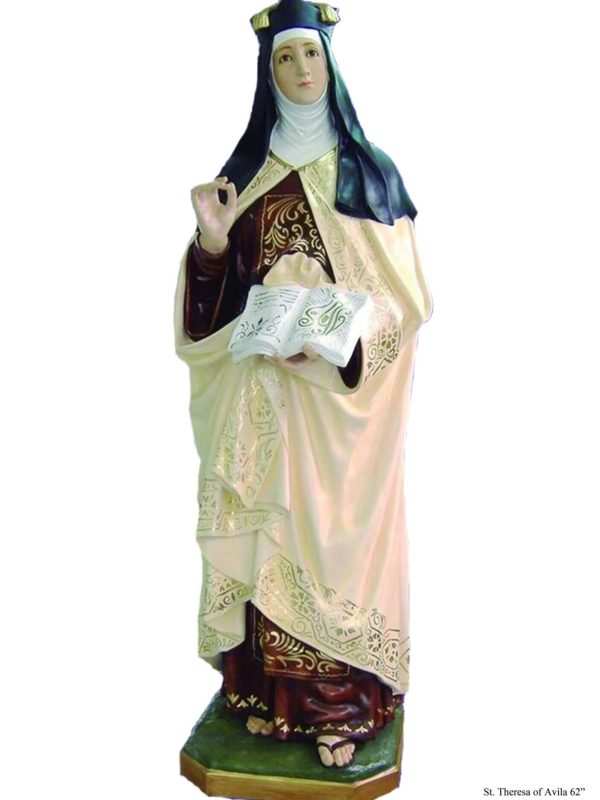 St. Theresa of Avila 61″ Sculpture
