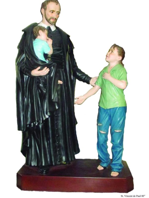St. Vincent de Paul 79″ Sculpture