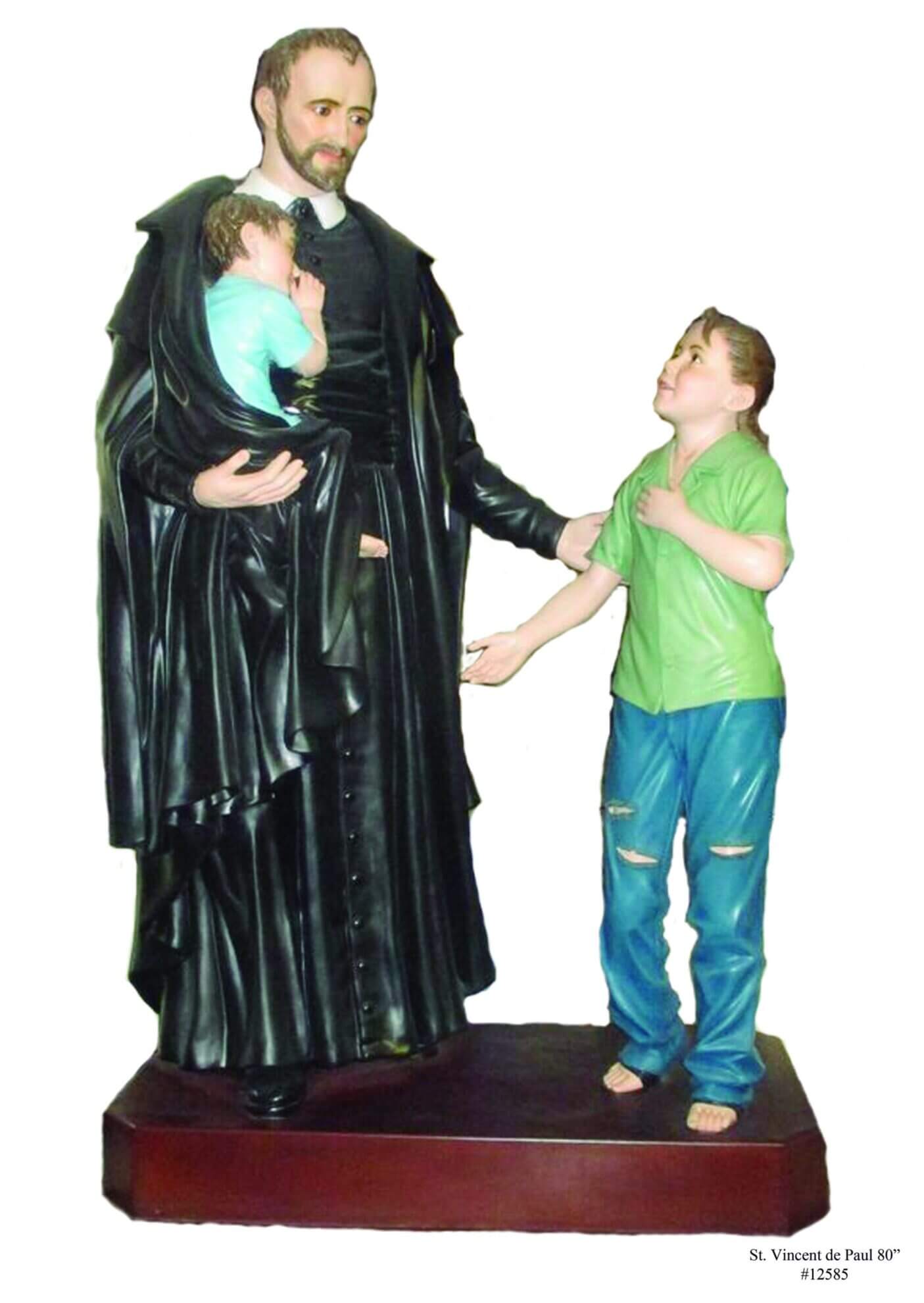 St. Vincent de Paul 79″ Sculpture