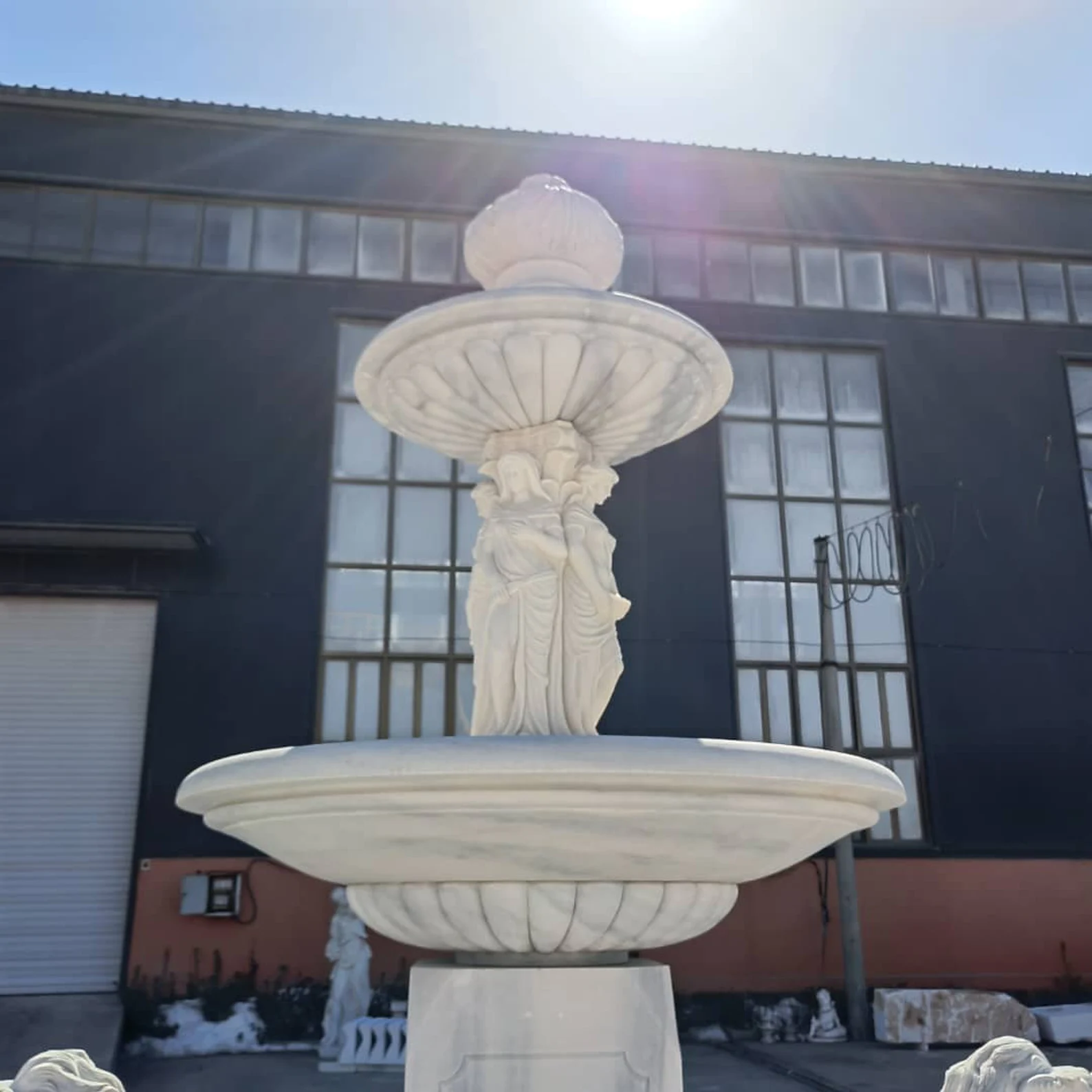 Elegant Serenity Fountain Sculpture