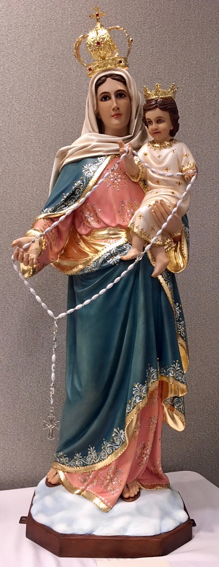 Lady of the Rosary 42″ Statue