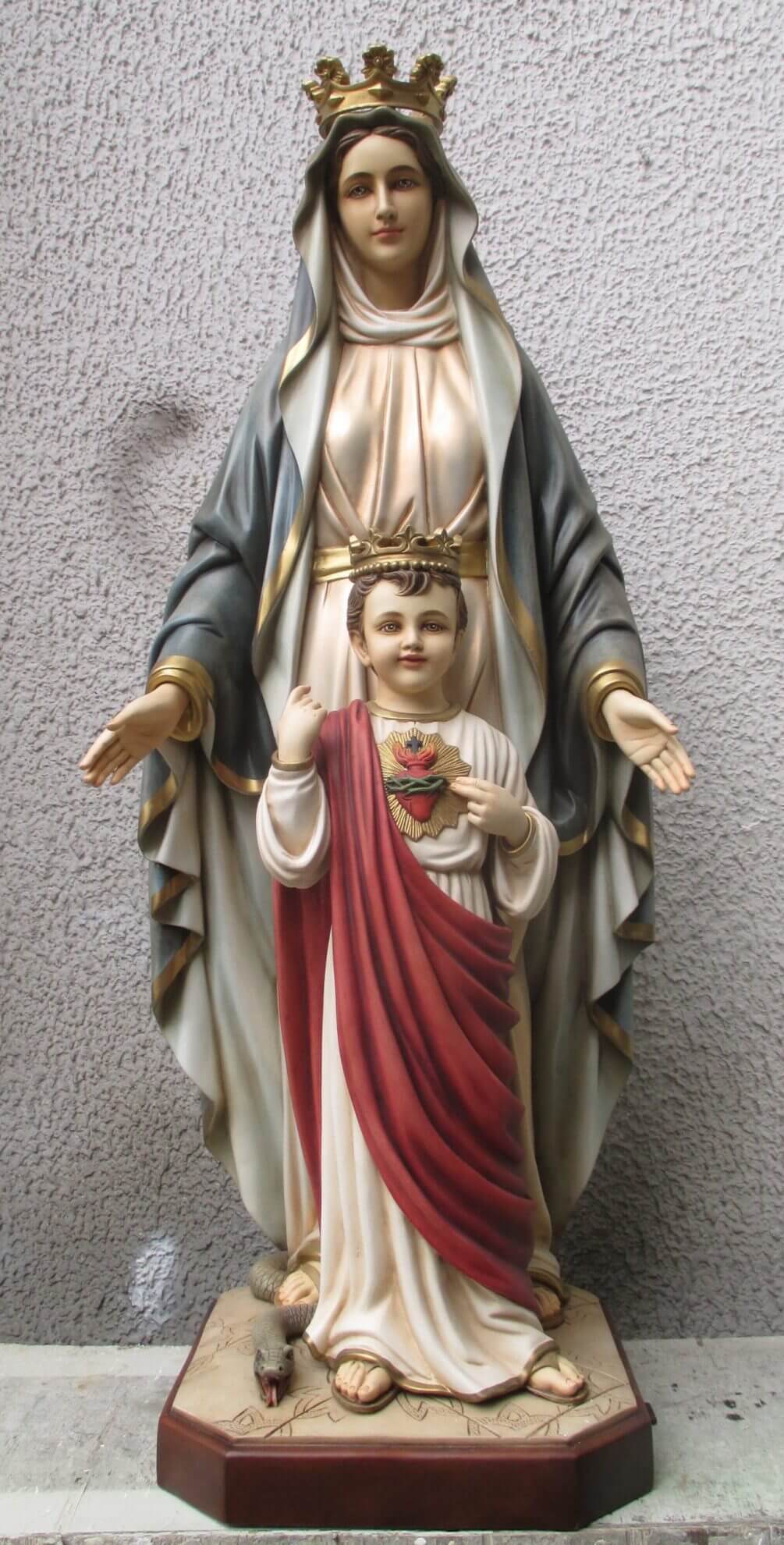 Virgin of the Sacred Heart 40″